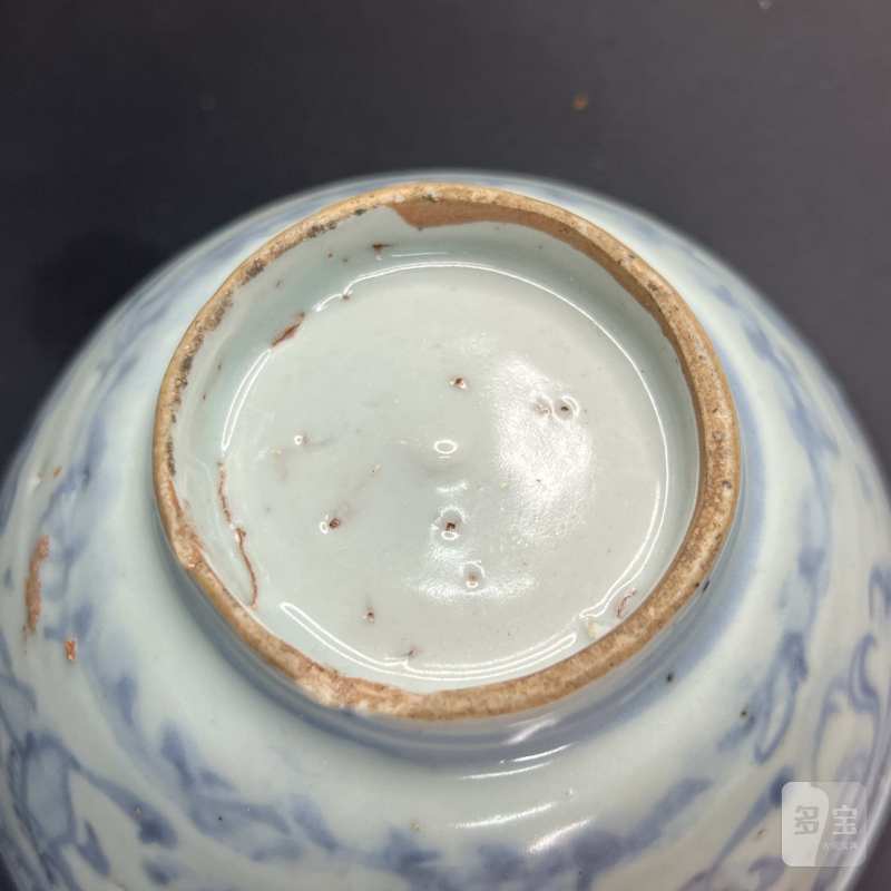 明 青花天马纹碗 - 图4